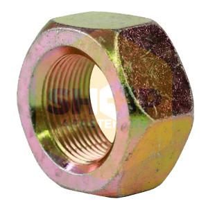 M6x0.75 METRIC FINE NUT BZP, METRIC FINE THREAD CARB AJS NUT