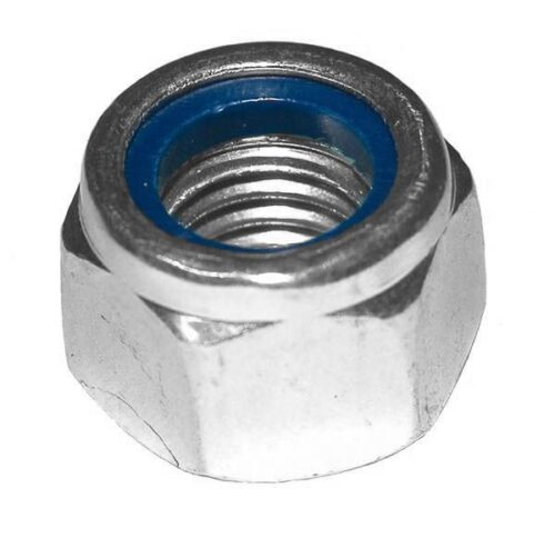 M14 NYLON LOCK NUT BZP, REGULAR 16×22