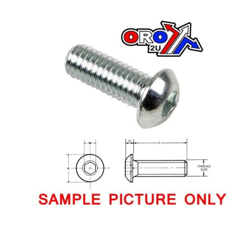 M6x45 BUTTON HEAD BOLT BZP
