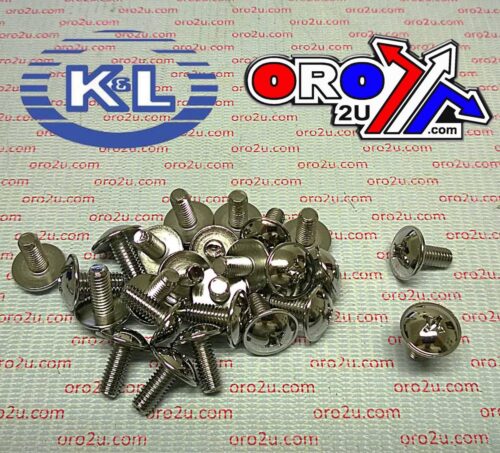 CHROME OVAL HEAD PHILLIPS 6×14 PACK 25, KAWASAKI 33-7858, TOOLS ROAD