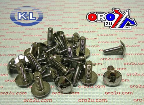 CHROME OVAL HEAD PHILLIPS 6×18 PACK 25, KAWASAKI 33-7860, TOOLS ROAD