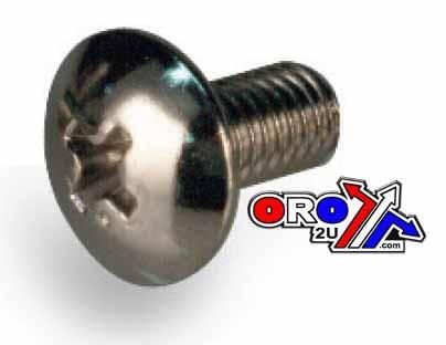 CHROME OVAL HEAD PHILLIPS 5×10 PACK/25, YAMAHA SUZUKI, 33-7853 TOOLS ROAD