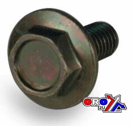 BLACK 10mm HEAD FLANGE 6x15 PAC/25, WITH SHOULDER HONDA, TOOLS ROAD 33-7872 - Image 2