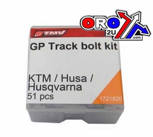 BOLT KIT TRACK SIDE KTM/HUSKY, TMV 1721820, 51PCS