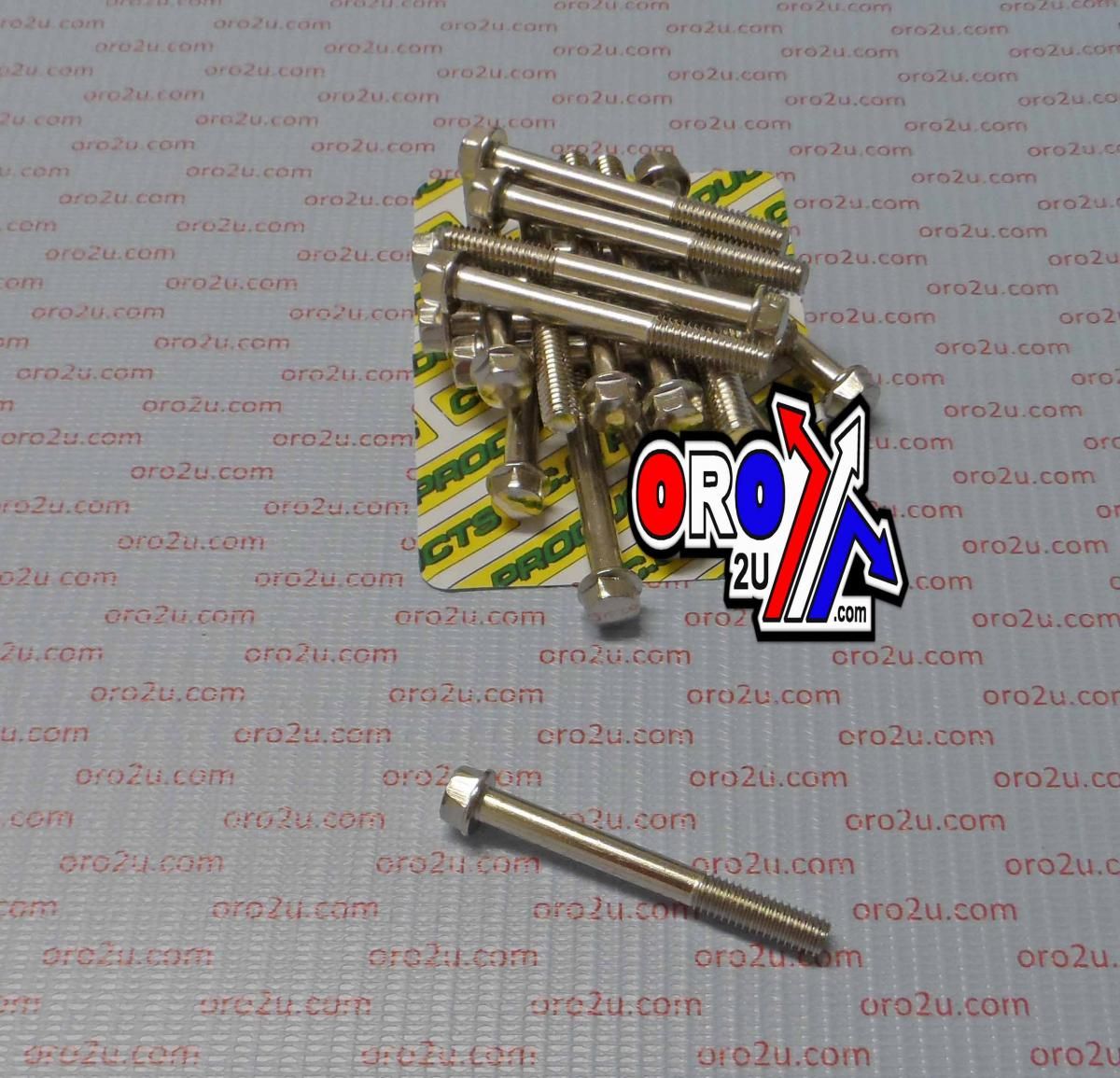 M6 x 50mm FLANGE BOLT, PACK OF 20, 8mm HEX - Image 2