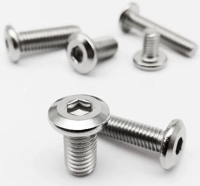 M6x25 304 Stainless Steel Large Flat Head