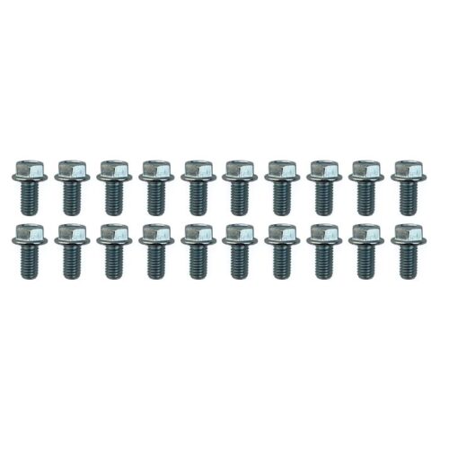 M8 x 15mm FLANGE BOLT, PACK OF 20, 12mm HEX