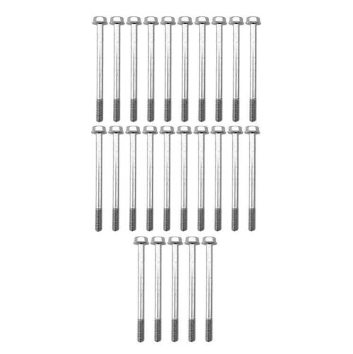 M6 x 80mm FLANGE BOLT, PACK OF 25, 10mm HEX