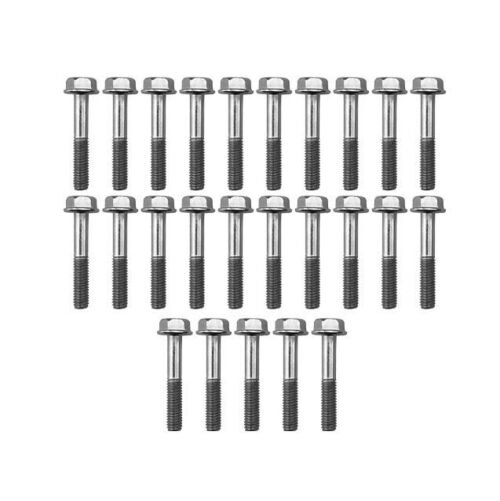 M6 x 35mm FLANGE BOLT, PACK OF 25, 10mm HEX