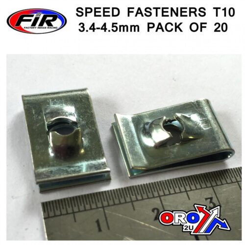 SPEED FASTENERS T10 3.4-4.5mm, PACK OF 20