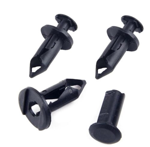 PLASTIC CENTRE PUSH FENDER CLIPS RIVETS PACK-10 8mmx15mmx23mm