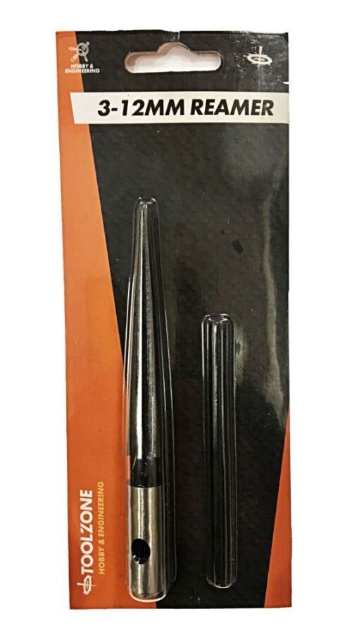 TAPERED REAMER 3-12mm BEARING STEEL 125mm LENGTH – TOOLZONE KDPWW190