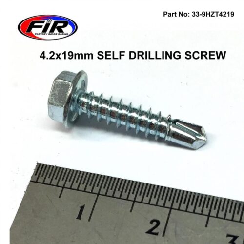 4.2x19mm SELF DRILLING SCREW, TEK TEC / BZP METAL / EACH, Drilling Capacity 1.2mm – 3.5m