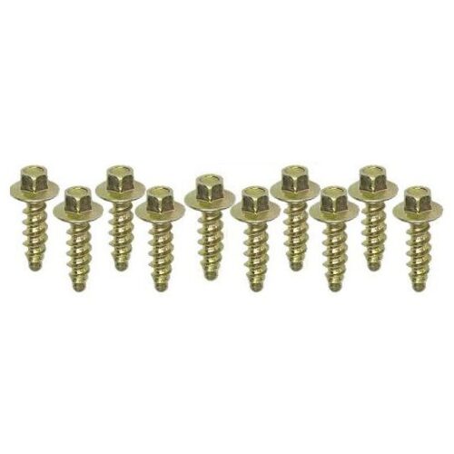 HEX HEAD SHROUD SCREWS 6mm x 20mm (PACK OF 10) 022-30620