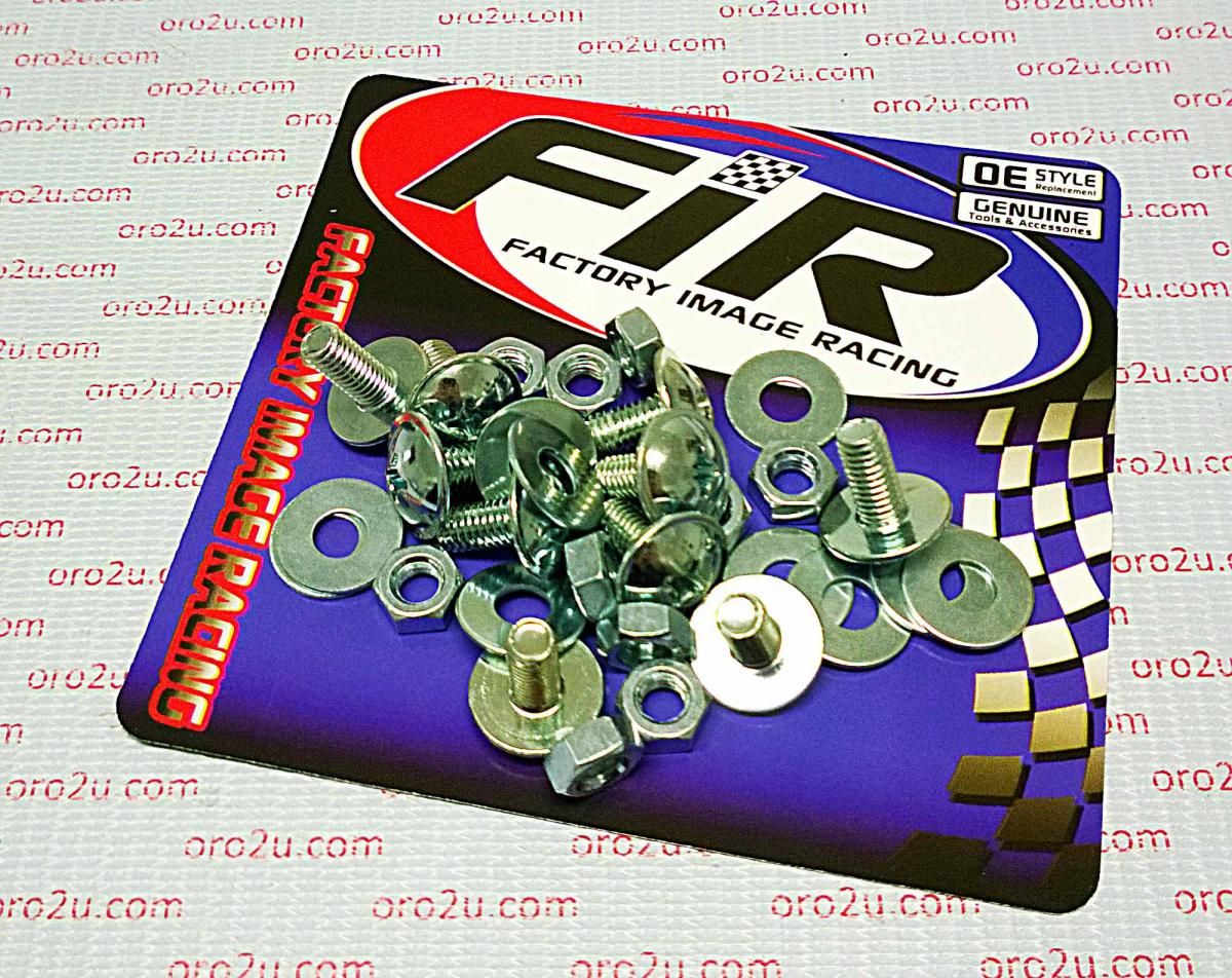 M6 x 13mm Dome Head Chrome Bolt, Nut & Washer Set - Pack Of 10 - 30pcs Kit - Image 5