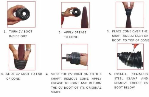 CV BOOT INSTALLATION TOOL Mount Cone Joint For Fitting Universal Stretch CV Boots