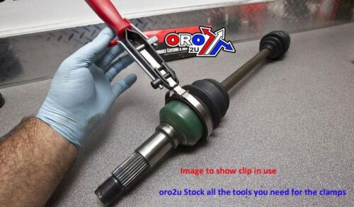 6mm x 25cm BAND P2 PACK-100, CV BOOT CLAMP STRAP STAINLESS STEEL