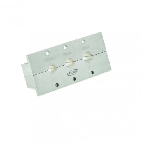 SHOCK ABSORBER PISTON ROD VICE CLAMP, K-TECH 213-070-100 2-PIECE, 14MM/16MM/18MM