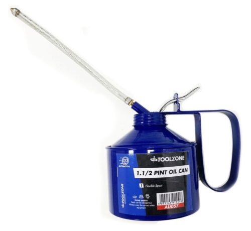 OIL CAN 1 1/2 PINT METAL WITH 105mm FLEXIBLE SPOUT – TOOLZONE KDPAU057