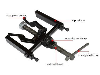 PILOT BEARING PULLER 13-38mm, 3 JAWS / BRIDGE STYLE UNIVERSAL FIT - Image 2