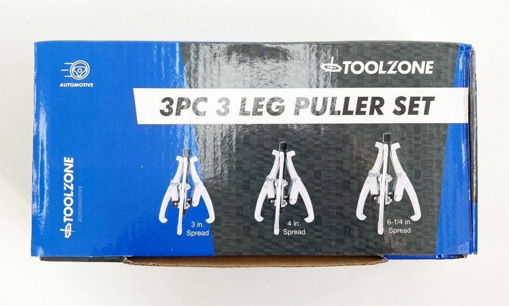 3 LEG PULLER SET 3pc 3" 4" 6" - TOOLZONE KDPAU172 - Image 15