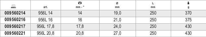 1/2" Square Drive Spark Plug Socket Bi-Hex Long Series 16mm - Beta Tools 956L 16 - Image 3
