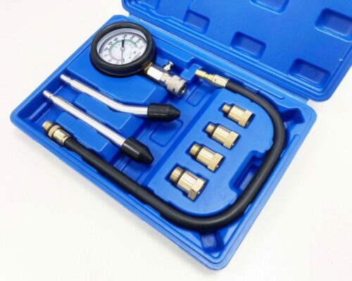 PETROL COMPRESSION TEST KIT 8pc 63mm GAUGE UP TO 300 psi – TOOLZONE KDPAU343
