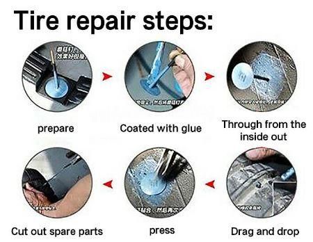 Ues 11-086.BOX24 Best price ........... TYRE REPAIR PATCH 50mm x 9mm, WAYCOM 007007 box/20 pcs, only sold in box. - Image 2