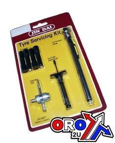 TYRE SERVICING AND INSPECTION TOOL KIT 7-PIECE