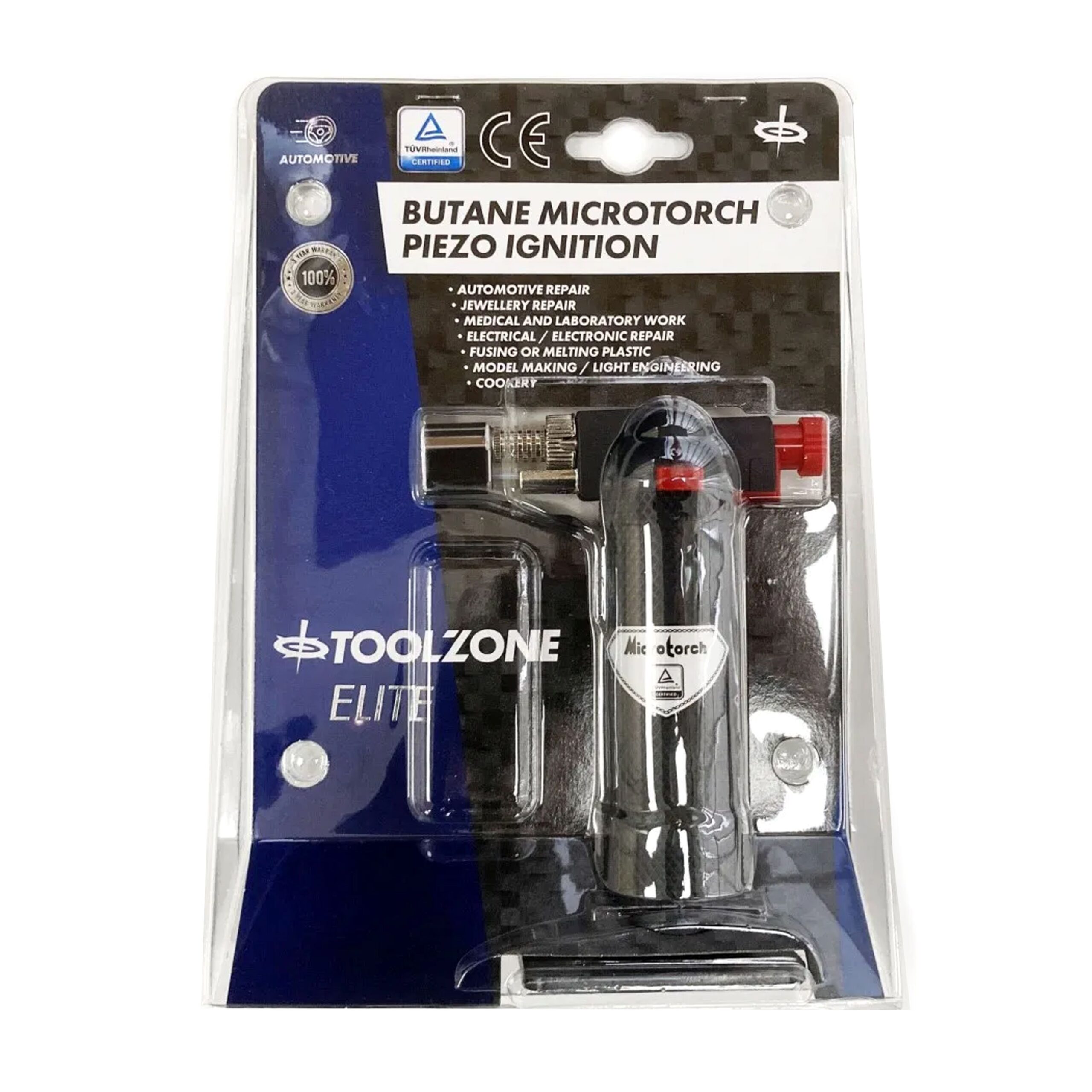 BUTANE MICROTORCH PIEZO IGNITION - TOOLZONE KDPHB289 - Image 5