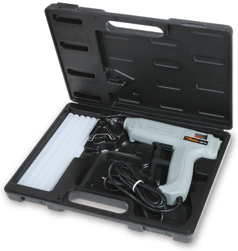 Hot Glue Gun with 12 Thermofusible Glue Sticks 11mm - 12mm - Beta Tools 1851VK - Image 3