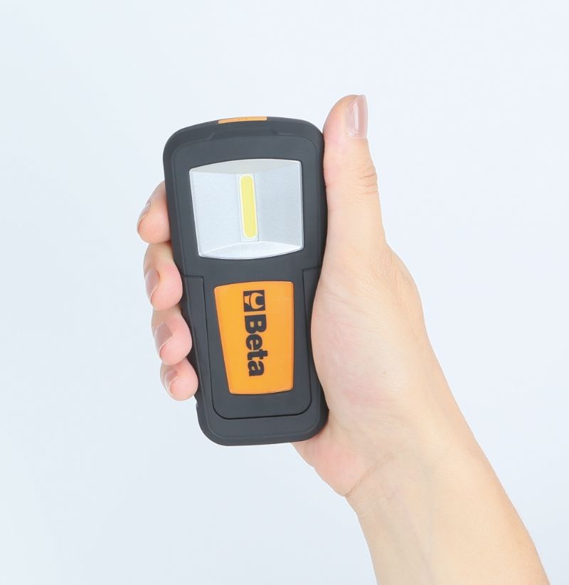 Compact Rechargeable Inspection Lamp Ultra-Bright LEDs 100-200 Lumens Spot 75 Lumens - Beta Tools 1838COB - Image 2