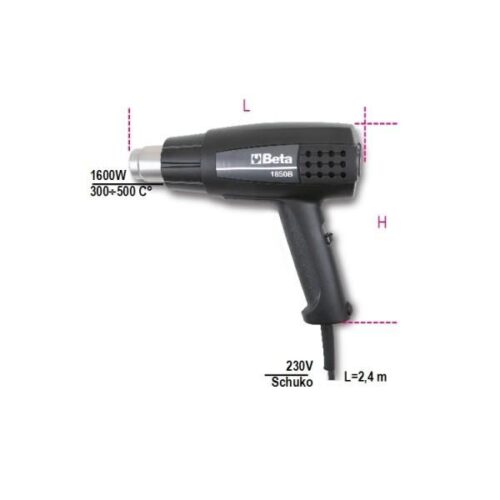 HEAT GUN 500 DEGREE, 1850B, BETA TOOLS