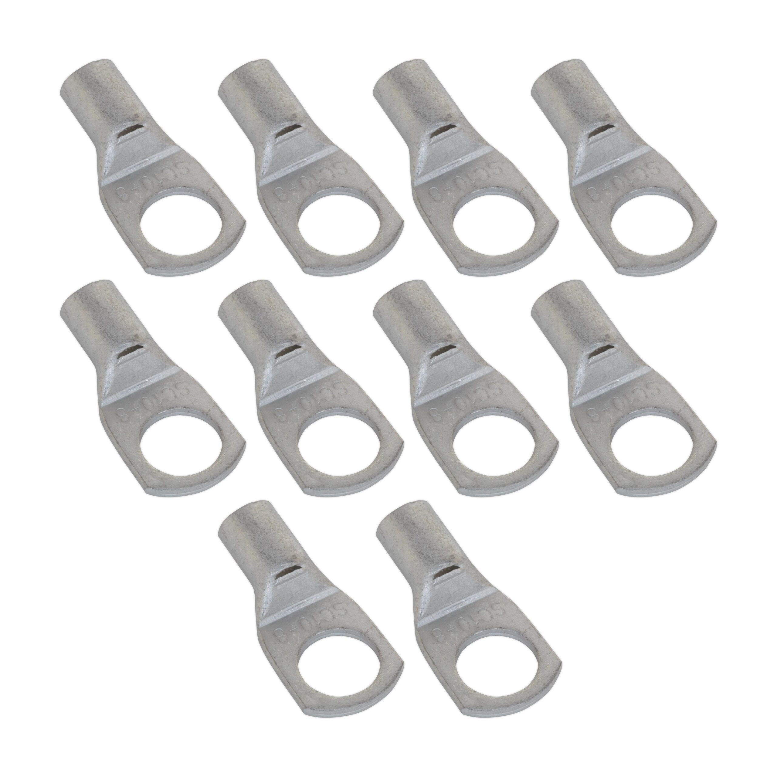 12mm RING TERMINAL COPPER 70mm2, TO SUIT CABLE 9.5mm, PACK OF 10