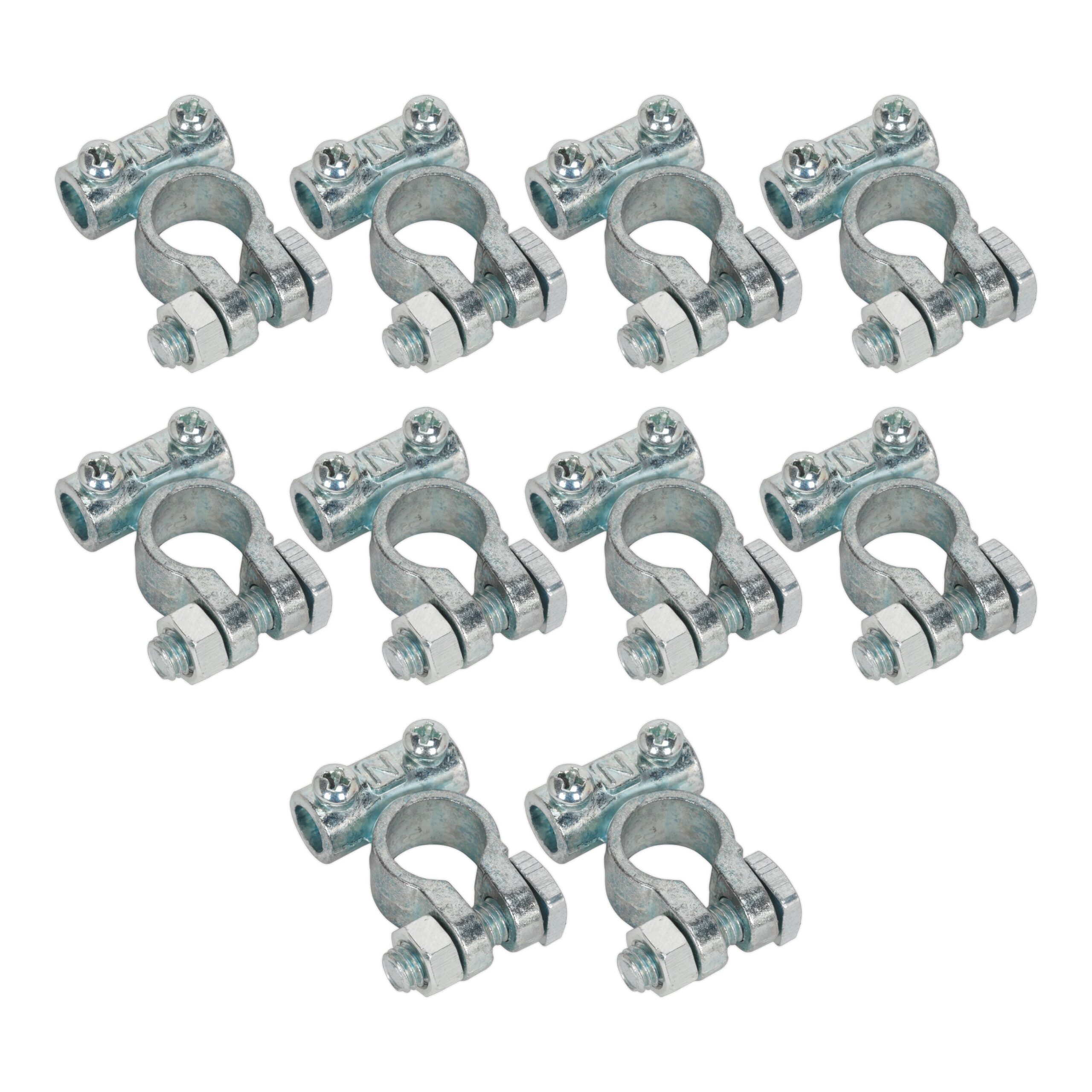 12v BATTERY TERMINAL NEGATIVE, LIGHT DUTY, 400AMP, UP TO 25mm2, PACK OF 10