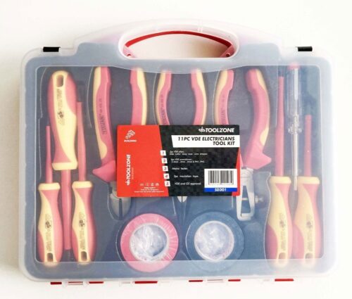 VDE ELECTRICIANS TOOL KIT 11PC – TOOLZONE KDPSD301