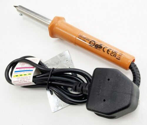 SOLDER IRON 60w 230v SCREWDRIVER TIP UK PLUG – TOOLZONE KDPHB279
