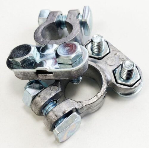 BATTERY TERMINAL CLAMPS 2pc WITH NUTS AND BOLTS – TOOLZONE KDPAU069