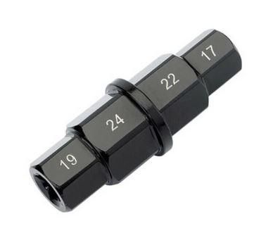HEXAGON AXLE SPINDLE DRIVER REMOVAL TOOL, 17, 19, 22 and 24mm. 3/8″ Square Drive