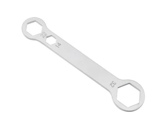 AXLE SPARK PLUG COMBO WRENCH SPANNER 14mm 22mm 32mm