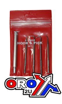 PICKS SET-4 6″ ALUM. HANDLE