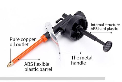 300cc OILER High Pressure Pump, OIL CAN WITH FLEXI END
