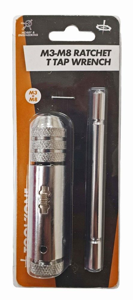 RATCHET T TAP WRENCH M3-M8 - TOOLZONE KDPTP115 - Image 6
