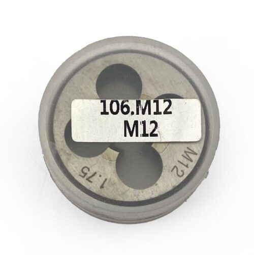DIE CIRCULAR 12mm x 1.75 STD, M12x1.75mm TAPPING DIE 1”1/2 OD