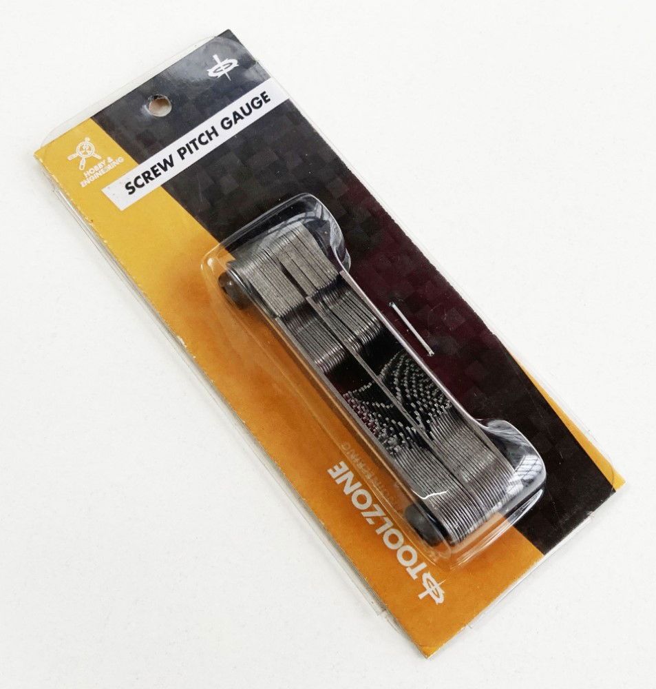 SCREW PITCH GAUGE 51 LEAVES WHITWORTH AND METRIC 0.25mm-6mm - TOOLZONE KDPTP121 - Image 2