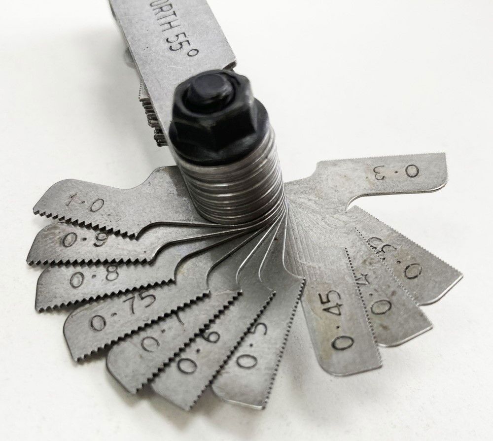 SCREW PITCH GAUGE 51 LEAVES WHITWORTH AND METRIC 0.25mm-6mm - TOOLZONE KDPTP121 - Image 3