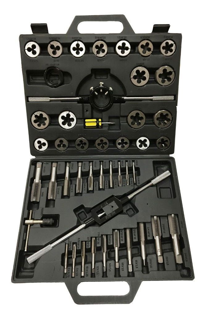 TAP AND DIE SET UNF/UNC 45 PIECE TUNGSTEN - TOOLZONE KDPTP100 - Image 3