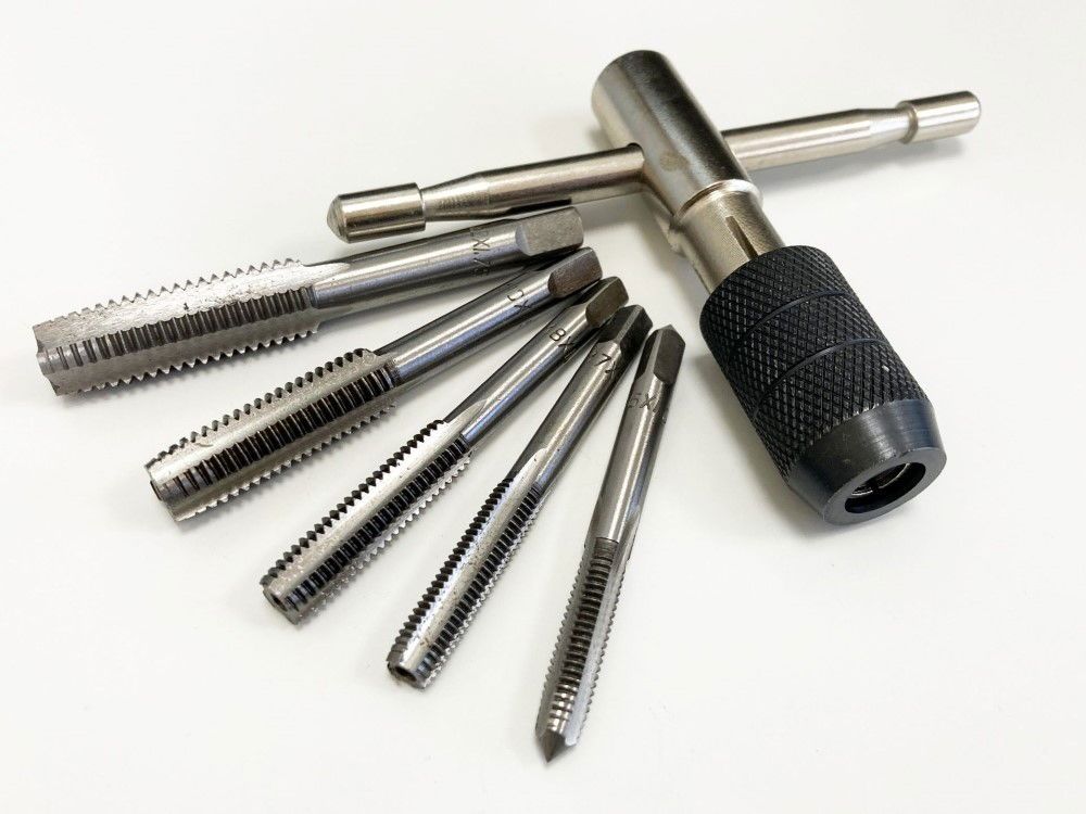 TAP WRENCH SET 6 PIECE WITH METRIC TAPS M6-M12 ALLOY STEEL - TOOLZONE KDPTP108 - Image 7