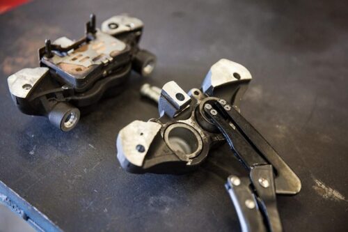 BRAKE CALIPER PISTON REMOVAL PLIERS, MOLE GRIPS