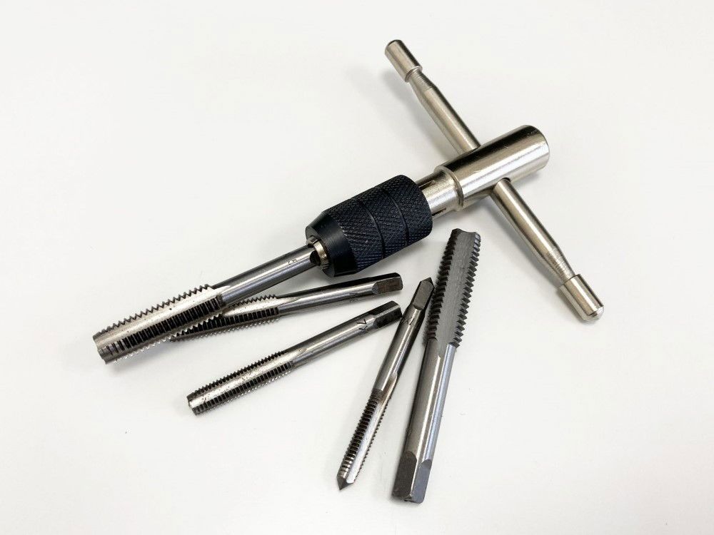 TAP WRENCH SET 6 PIECE WITH METRIC TAPS M6-M12 ALLOY STEEL - TOOLZONE KDPTP108 - Image 9